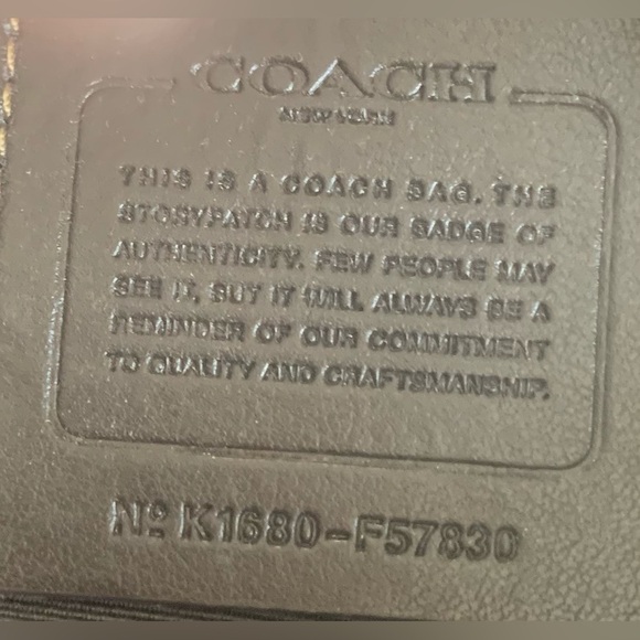 Coach Mini Kelsey Satchel In Signature Jacquard F27580 Brown tan crossbody - Picture 14 of 14